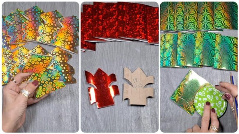 Questo metodo semplice trasforma la carta in bellissime decorazioni per il Natale…