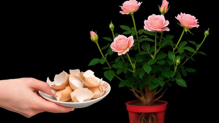 Rivela 5 modi incredibili per usare i gusci d’uovo nelle rose!