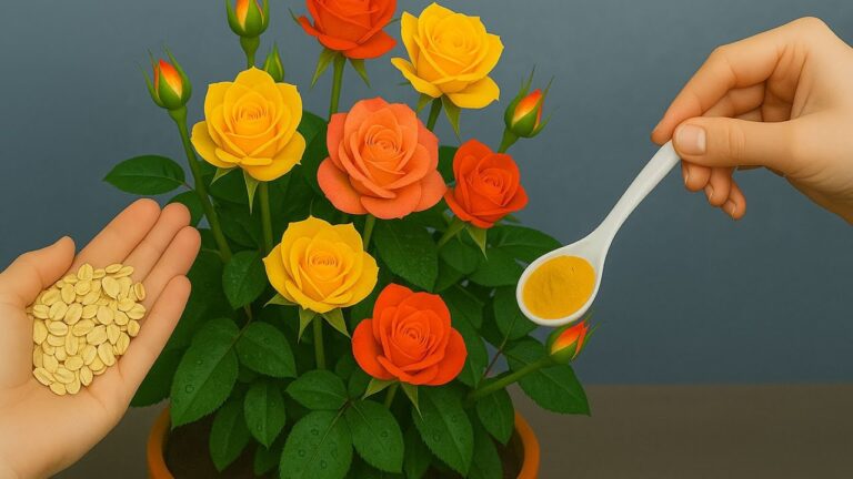 Radica e fiorisci: 1 cucchiaio per rose splendide in un solo giorno!