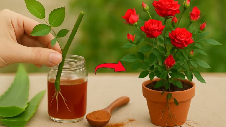Radica 5 talee di rosa in 1 sola notte e scopri il segreto dei fiori!