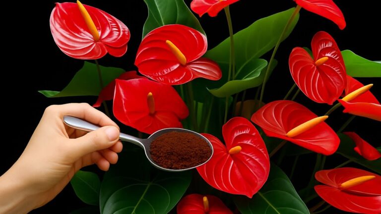1 cucchiaino per far fiorire l’Anthurium come mai prima d’ora! Scopri come!
