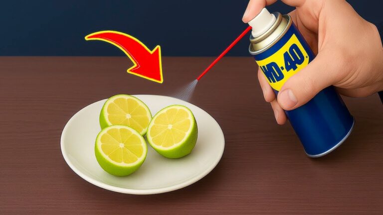 Scopri 5 incredibili usi del WD-40 con limone che ti stupiranno!