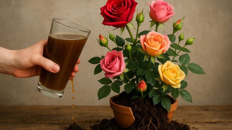 Radica 1 tazza di talee di rosa per fiori tutto l’anno! Scopri come!