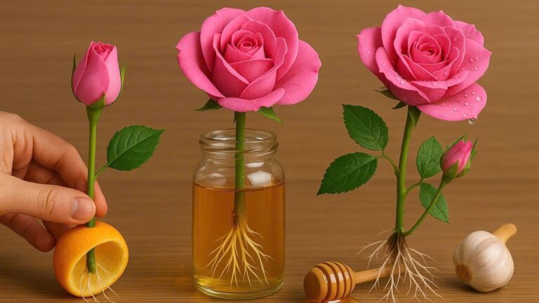 Scopri come far crescere 1001 radici da un ramo di rosa in un solo giorno!