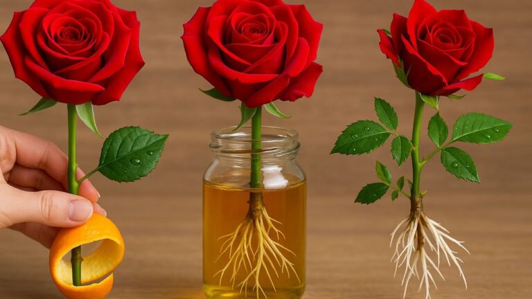 Scopri 999 radici da un semplice taglio di rosa in acqua!
