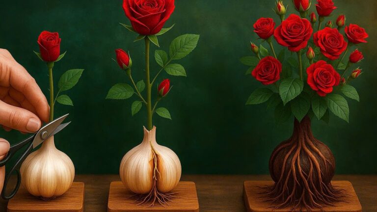 Scopri come 100 radici bianche nascono da un ramo di rosa in una notte!
