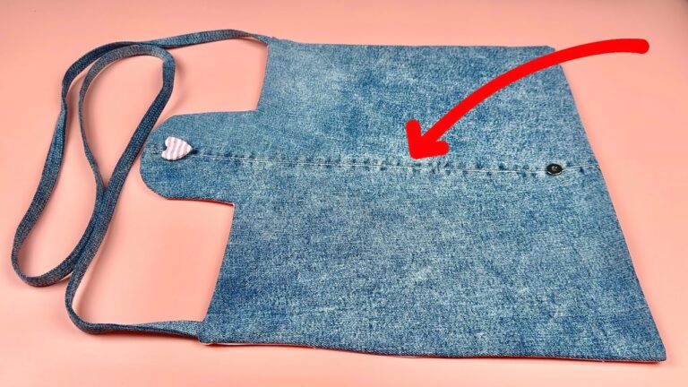 Trasforma 3 paia di jeans in una borsa alla moda con questo semplice DIY!