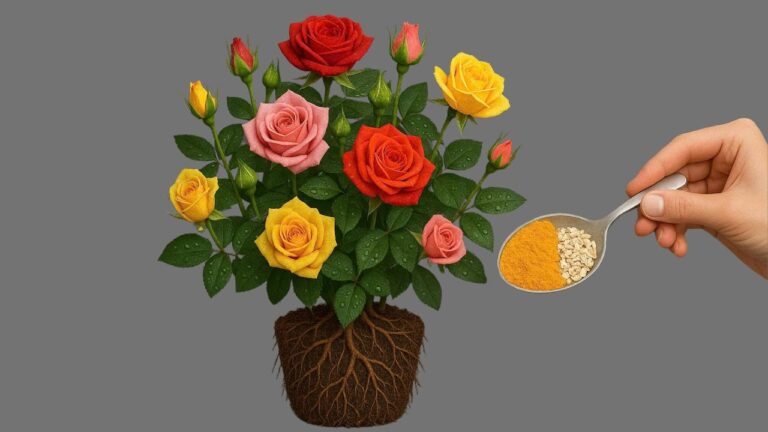 Scopri 1 cucchiaio per far crescere rose rapidamente e ottenere fioriture splendide!