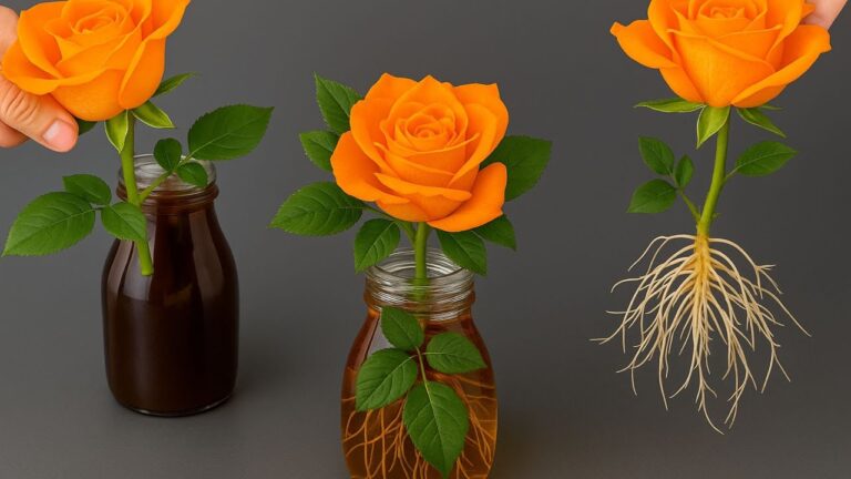 Scopri come far crescere 100 radici e fiori tutto l’anno con un ramo di rosa!